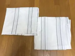ニトリ ストライプ柄レースカーテン 2枚組 幅100cm×丈133cmのサムネイル
