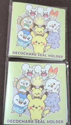 ポケモン　デコキャラシールホルダー