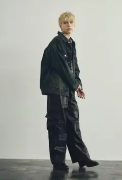 Shoowtimeカーゴパンツ 合成皮革 レザー