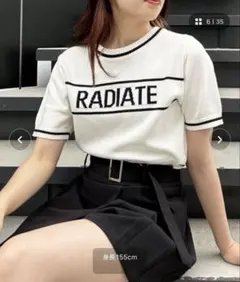 イング　半袖ニットトップス