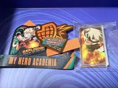 ヒロアカ　一番くじ　 G賞 スマホリボン爆豪勝己 ミニアクブロセット