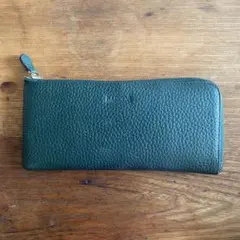 ダークグリーン レザー 長財布