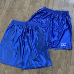 Mizuno ハーフパンツ Lサイズ 青 wundou バスケ ２枚セット