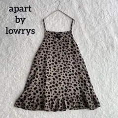 アパートバイローリーズ ヒョウ柄 キャミワンピース チュニック M アニマル柄
