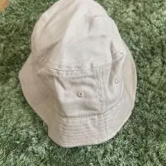 H&M ストライプ バケットハット ベージュ