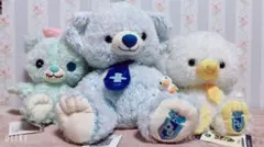 ユニベアシティ ブルー(スティッチ) パイ(スクランプ)バニラ(ベビーダック)