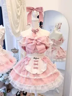 トゥインクルリボンファーキャットメイドMalymoon マリームーン ピンク