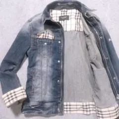 バーバリーブラックレーベル デニムジャケット L ブルゾン アウター 秋冬