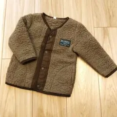 ベビーアウター　ブラウン　ボアジャケット　90cm