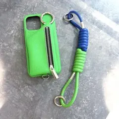 【2点セット】ajew iPhone15 Pro ケース＋コイル ストラップ