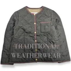 トラディショナルウェザーウェア アークリー カーキ キルティングジャケット