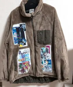 old　デザインブルゾン　SUNTERRA　総柄　幾何学　ヴィンテージ　個性的 2025年最新昔デザインの人気アイテム - メルカリ