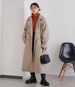 Kastane ハイネックロングコート　サイズ1のサムネイル