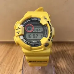 カシオ G-SHOCK フロッグマン DW-9900 クォーツ 腕時計 イエロー G-SHOCK ジーショック⭐️フロッグマンイエローDW9900 - メルカリ