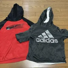 Nike adidas パーカー 2点セット