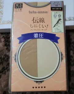 tutu anna 着圧 ストッキング M-L ヌードベージュ