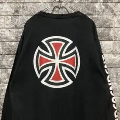 NHS インディペンデント　長袖Tシャツ　ロンT　背面　肩　M　メキシコ　美品 INDEPENDENT TRUCK COMPNY ロンT インデペンデント メンズ