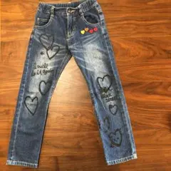 キッズ デニム  120   べべ ☆スラップスリップ