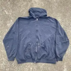 FRUIT OF THE LOOM ジップパーカー ボロ y2k フェード