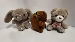 ぬいぐるみキーホルダー3点セット