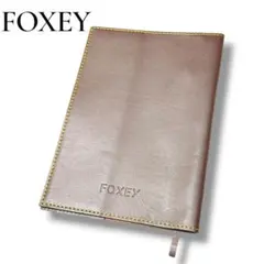 美品 FOXEY フォクシー ブックカバー ノベルティ レザー調 ブラウンのサムネイル