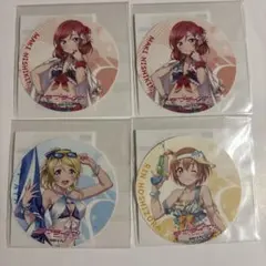 ラブライブ 絢瀬絵里 西木野真姫 星空凛 くじ引き堂 ステッカー 4枚