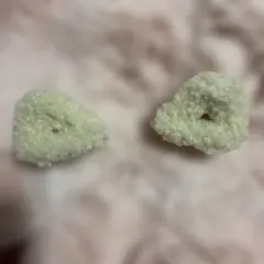 ホワイト 猫耳型 ヘアアクセサリー