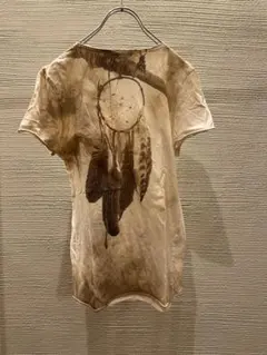 00s Archive GOA t-shirt tシャツ　y2k feather