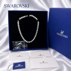 箱タグ付き美品♡Swarovski スワロフスキー クリスタルネックレス