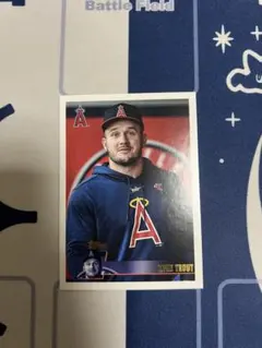 Mike trout パッチautograph topps2019fire - メルカリ