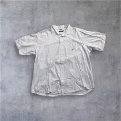 NAUTICA 00s 半袖チェックシャツ メンズ 2XL ストリート