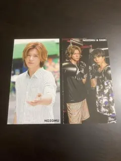 WEST. 小瀧望、重岡大毅　厚紙カード2枚セット