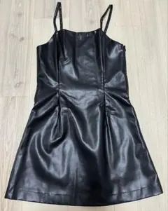 GRL レザーキャミ ミニワンピース