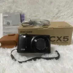 【良品✨】 RICOH CX-5 ブラック コンパクトデジタルカメラ 動作⭕️