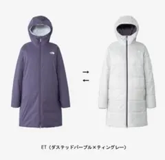 NORTH FACE リバーシブルエニータイムインサレーテッドロングフーディ