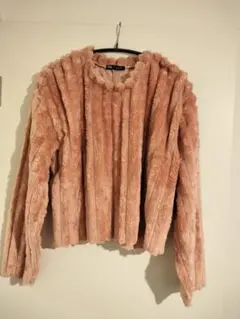 ZARA ピンク フリース 長袖 S