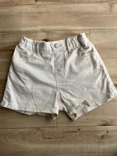 ホワイトショートパンツ 110