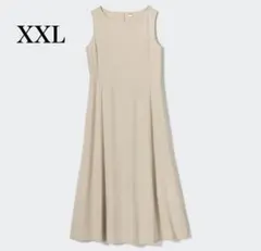 【新品未使用】ユニクロ　ウルトラストレッチエアリズムワンピース　ベージュ