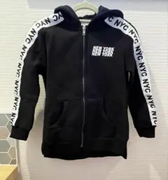ZARAキッズNEW YORK NYC パーカー ブラック110新品タグ付き