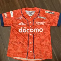 OMIYA ARDIJA サッカーシャツ オレンジ迷彩