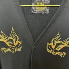 ぐ*る様 刺繍 黒金 カーディガン