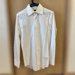 SHIPS ホワイト ストライプ ワイシャツ