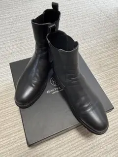 ビューティーアンドユース　サイドゴアブーツ　24.5センチ