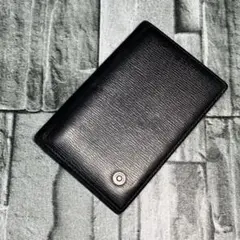 極美品　MONTBLANC モンブラン カードケース 名刺入れ　レザー　ブラック