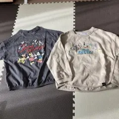 バースデイ　フタフタ　ディズニーロンT 2枚セット