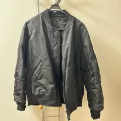 ブラック MA-1 レディースジャケットSサイズ