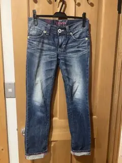 EDWIN スリムフィットジーンズ ブルー