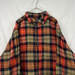 エディーバウアー eddie bauer ネルシャツ オレンジのサムネイル