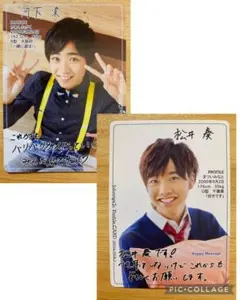 Johnnys Jr. PROFILE CARD　河下楽・松井湊