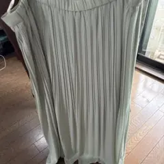 ニューヨーカー　大きいサイズ　21号　　ミントグリーン プリーツスカート